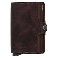 Secrid Vintage Twinwallet - Geldbörse RFID 7 cm (chocolate)