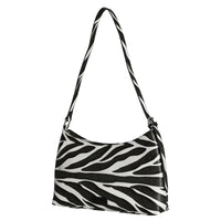 Seidenfelt Fjone - Schultertasche 32 cm (zebra) - Ansicht 2
