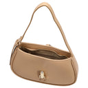 Seidenfelt Loviisa - Schultertasche 23 cm (coffe & cream) - Ansicht 6
