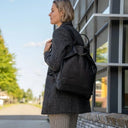 The Chesterfield Brand Manchester - Rucksack Leder 40 cm (black) - Ansicht 7