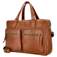 The Chesterfield Brand Misha - Aktentasche 17" Leder 43 cm (cognac) - Ansicht 2