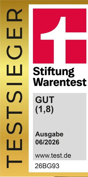 Stiftung Warentest Testsieger, Qualitätsurteil GUT (1,8), test 06/2026