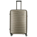 Travelite Air Base - 4-Rollen-Trolley Set 3tlg. L/M/S Vortasche (champagner) - Ansicht 2