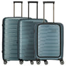 Travelite Air Base - 4-Rollen-Trolley Set 3tlg. L/M/S Vortasche (iceblue)