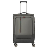 Travelite Crosslite - 4-Rollen-Trolley M 66 cm erw. (oliv)