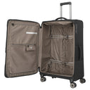Travelite Crosslite - 4-Rollen-Trolley XL 81 cm erw. (schwarz) - Ansicht 6