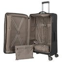 Travelite Crosslite - 4-Rollen-Trolley XL 81 cm erw. (schwarz) - Ansicht 7