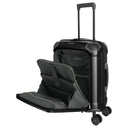 Travelite Millennium - 4-Rollen-Kabinentrolley mit Vortasche S 55 cm (black) - Ansicht 9