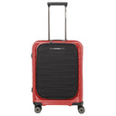 Travelite Mooby - 4-Rollen-Kabinentrolley mit Vortasche S 55 cm (rot)