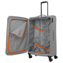 Travelite Umbria - 4-Rollen-Trolley L 77 cm erw. (smoky grey) - Ansicht 7