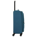 Travelite Umbria - 4-Rollen-Trolley M 67 cm erw. (petrol) - Ansicht 5