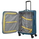Travelite Umbria - 4-Rollen-Trolley M 67 cm erw. (petrol) - Ansicht 8