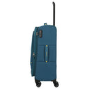 Travelite Umbria - 4-Rollen-Trolley M 67 cm erw. (petrol) - Ansicht 3