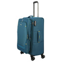 Travelite Umbria - 4-Rollen-Trolley M 67 cm erw. (petrol) - Ansicht 6