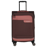 Travelite Viia - 4-Rollen-Trolley M 67 cm erw. (Frühlingsrose)