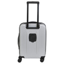 Valentino Bags Explorer Carry On - 4 - Rollen - Kabinentrolley mit Getränkehalter 53 cm USB (silver) - Markenkoffer