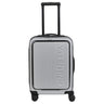 Valentino Bags Explorer Carry On - 4 - Rollen - Kabinentrolley mit Getränkehalter 53 cm USB (silver) - Markenkoffer