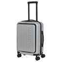 Valentino Bags Explorer Carry On - 4 - Rollen - Kabinentrolley mit Getränkehalter 53 cm USB (silver) - Markenkoffer