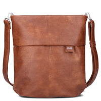 zwei Mademoiselle M12 - Schultertasche 32 cm (cognac)