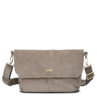 zwei Mademoiselle M60 - Umhängetasche 33 cm (cord-mocca)
