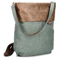 zwei Olli OR12 - Umhängetasche/Rucksack 34 cm (eucalyptus) - Ansicht 2