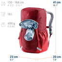 Deuter Junior - Rucksack (ab 7 Jahren) 41 cm (masala-cherry) - Ansicht 7