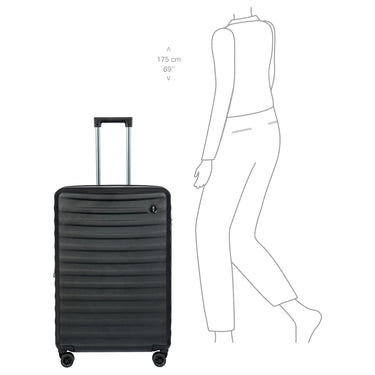 Brics Nausicaa - 4-Rollen-Trolley 79 cm erw. (black) - Ansicht 7
