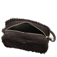BOSS Women Sandy Crossbody SH - Shoulder Bag (dark brown)
