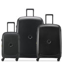 Delsey Paris Belmont Plus - 4-Rollen-Trolley Set 3tlg. erw. (schwarz)