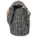 Seidenfelt Floro - Umhängetasche 24 cm (black&white) - Ansicht 3
