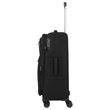 Travelite Kick Off - 4-Rollen-Trolley M 67 cm erw. (black) - Ansicht 5