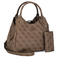 Guess Lorella Logo SM Tote - Tote 26 cm (latte logo)