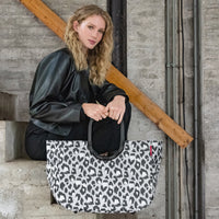 reisenthel shopping loopshopper L - Einkaufstasche mit Bügel 46 cm (frame leo nero) - Ansicht 4