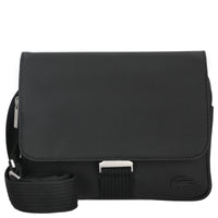 Lacoste Men's Classic Messenger - Umhängetasche 25 cm (black)