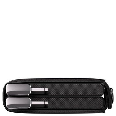 Secrid Twinwallet Emboss Lines - Kreditkartenetui 12cc 10.2 cm RFID (black+) - Ansicht 4