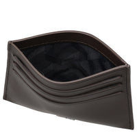 Lacoste FG - Credit Card Holder Leather 6 cc 11 cm (coffee bean)