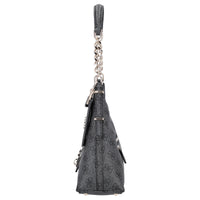 Guess Yvonne Logo Hobo - Schultertasche 32 cm (coal logo) - Ansicht 3