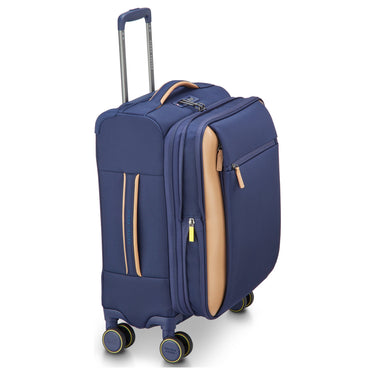 Delsey Paris Montmartre 3 - 4-Rollen-Kabinentrolley Slim S 55 cm erw. (marineblau) - Ansicht 5