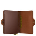 Secrid Twinwallet Emboss Lines - Kreditkartenetui 12cc 10.2 cm RFID (cognac+) - Ansicht 5