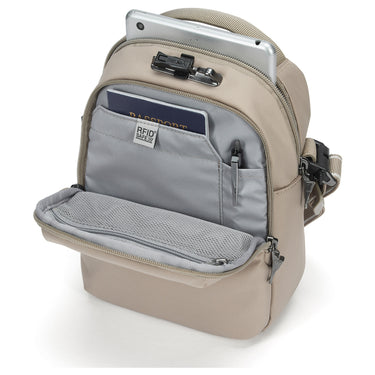 pacsafe V Companion Crossbody - Umhängetasche 23 cm (beige) - Ansicht 6