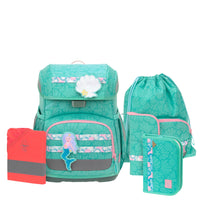 Lässig School Set Light Unique - Schulranzen Set 6tlg. 960g (seashell turqouise)