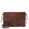 Coccinelle Lidia Suede Bim - Sac bandoulière 31 cm (brunette/brunet)