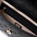Guess Carmella Crossbody Flap - Umhängetasche 30 cm (black logo) - Ansicht 7