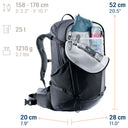 Deuter Futura 25 SL - Women's Wanderrucksack 52 cm (black) - Ansicht 10