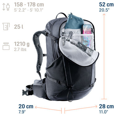Deuter Futura 25 SL - Women's Wanderrucksack 52 cm (black) - Ansicht 10