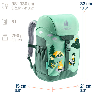 Deuter Family Schmusebär 8 - Kinderrucksack 33 cm (spearmint-seagreen) - Ansicht 9