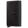 Secrid Envelope Matte - Geldbörse 8cc 10.2 cm RFID (black-red)