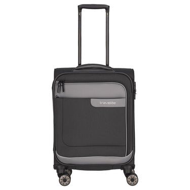 Travelite Viia - 4-Rollen-Trolley Set 4tlg. S/M erw./L erw. + Reisetasche (Schiefer) - Ansicht 3