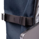 Sandqvist Icon Rolltop - Rucksack L 16" 65 cm erw. (navy with black leather) - Ansicht 4