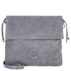 Coccinelle Lidia Suede Bim - Shoulder Bag 34 cm (stove/stove)